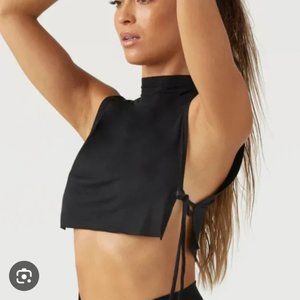 Joah Brown Mock Neck Tie Tank S/M